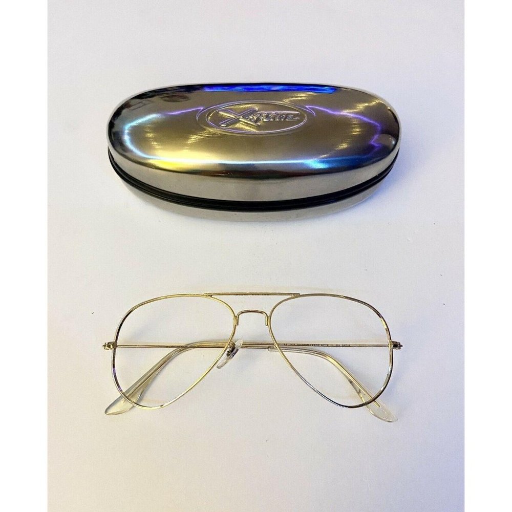 Ray Ban RB3025 Aviator Large Metal II Gold Temples